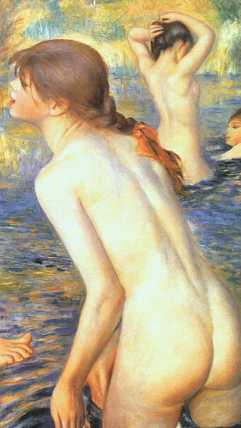 The Bathers - Pierre-Auguste Renoir painting on canvas